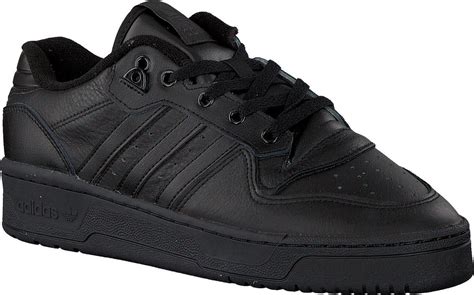 adidas heren laag zwart|Zwarte adidas Lage sneakers voor heren online kopen .